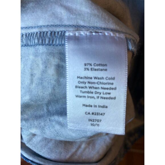 🧺Talbots | Cotton Blue Hydrangea Pleated Midi Skirt | Size 2P - Picture 4 of 5